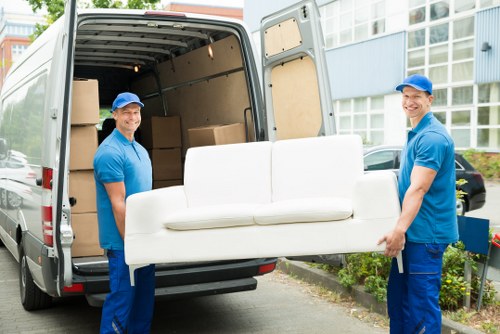 House movers helping with a Kings Cross residential move