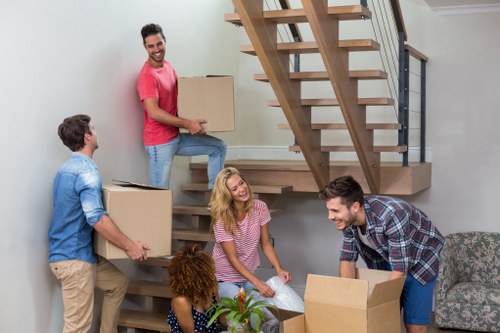 Moving day logistics for a central London office relocation near Kings Cross