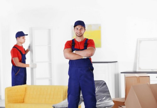 Van loading for a Kings Cross home or flat move