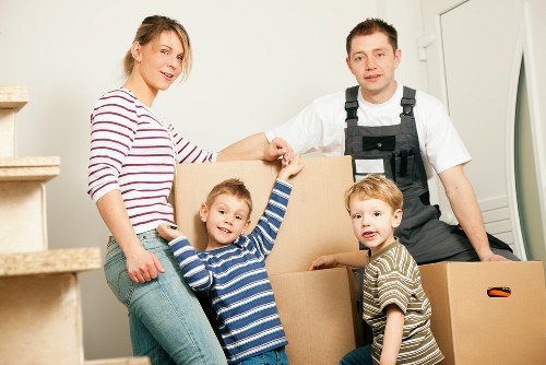 Local removals team handling flat move items in Kings Cross