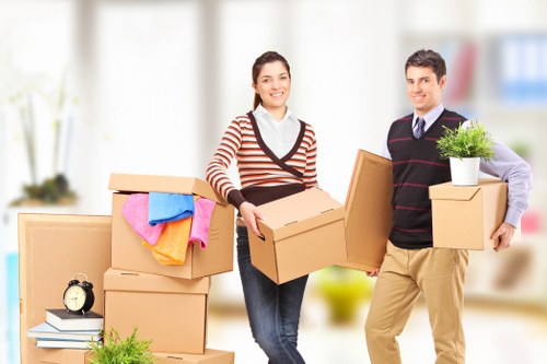 Commercial moving team supporting a Kings Cross office relocation