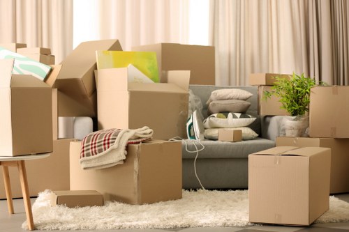 Careful handling of office desks and equipment during a move