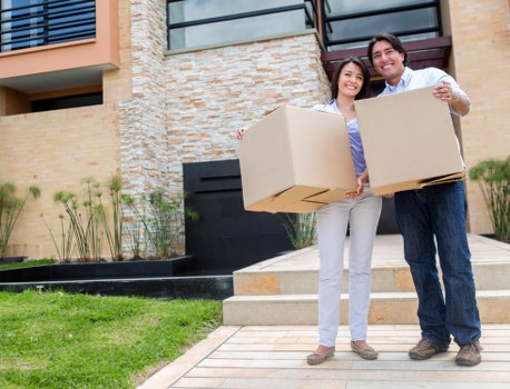 Packed boxes and moving checklist for a Kings Cross removal