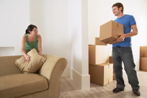Careful loading for a Kings Cross home removal